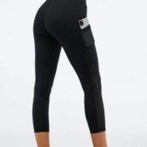 Fabletics Black Detail Leggings with Pockets